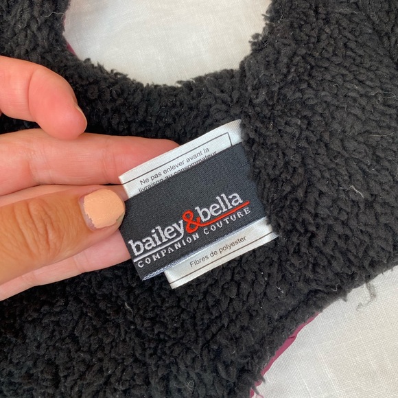 Bailey & Bella Quilted Purple Dog Parka Jacket - Picture 10 of 15